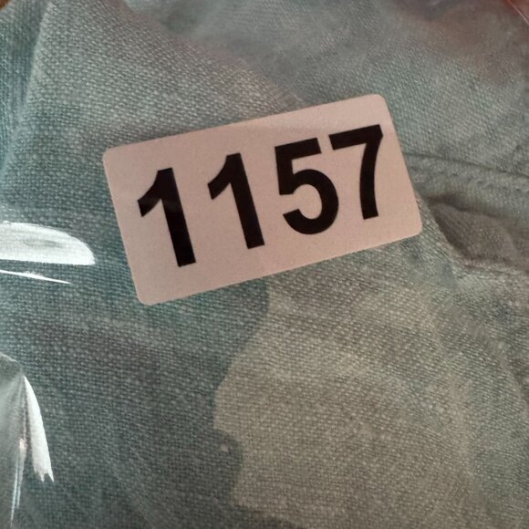 Susan Graver Womens Linen Blend Oversized Button Down Shirt 3X Aqua Blue Long Sl - Picture 8 of 8